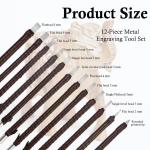 12 Piece Soapstone Carving Tool Set