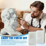 Sasylvia 2 Soapstone Carving Blocks, 5x3x3 Inch