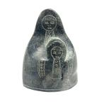 Inuit Mother and Child Soapstone Carving