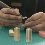 Engraved Soapstone Seal Carving Tools Set of 5