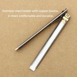 Thin Flat Soapstone Holder Set with Refills