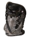Inuit Hunter Soapstone Carving by Uilia Iyaituk