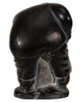 Inuit Hunter Soapstone Carving by Uilia Iyaituk