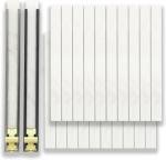 Thin Flat Soapstone Holder Set with Refills