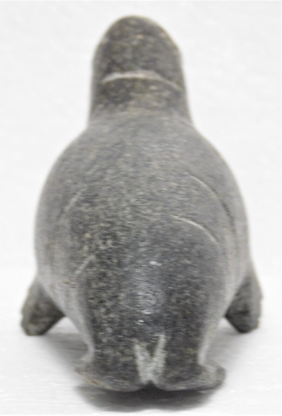 Inuit Eskimo Soapstone Walrus Carving - Unsigned
