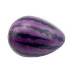 Kisii Soapstone Tiger Print Egg Carving