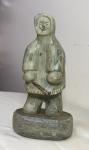 Vintage Dimu Eskimo Soapstone Sculpture Figure
