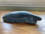 Soapstone Eskimo Seal Sculpture - Yupik Inupiaq Spirit