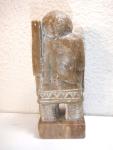 Hand Carved Soapstone Eskimo Hunter Figurine
