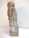 Hand Carved Soapstone Eskimo Hunter Figurine