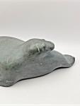 Inuit Soapstone Walrus Carving, Vintage 10” Long