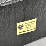 Hand Carved Soapstone Wolf Sculpture - 13