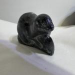 Soapstone Sea Otter Inuit Carving 4”