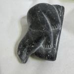 Soapstone Sea Otter Inuit Carving 4”