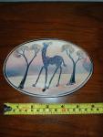 Kisii Soapstone Giraffe Dish from Kenya