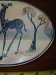 Kisii Soapstone Giraffe Dish from Kenya