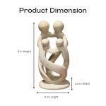 8” Soapstone Family of Four Sculpture
