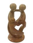 8” Soapstone Family of Four Sculpture