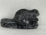 Beaver Wolf Sculpture - Inuit Style Soapstone Art
