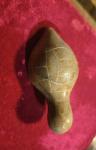 DIMU Soapstone Inuit Turtle Carving, 3.5"x2