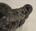 Wolf Soapstone Eskimo Sculpture: Man, Woman, Seal