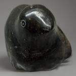 Soapstone Eskimo Seal Carving with Etched Face