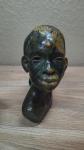 Zinbawe Green Soapstone Bust of Black Woman
