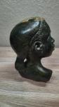 Zinbawe Green Soapstone Bust of Black Woman