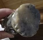 Hand-Carved Soapstone Elder Figurine Sculpture