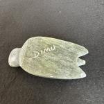 Signed Inuit Seal Soapstone Carving Statue