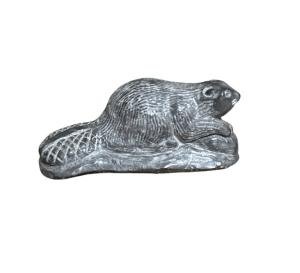 Al Wolf Soapstone Beaver Carving from Canada