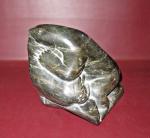 Inuit Hand Carved Soapstone Polar Bear Sculpture