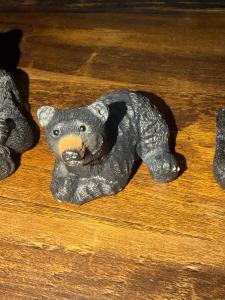 Mini Soapstone Bear Figurine by Edmund Wolf Jr