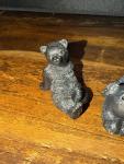 Mini Soapstone Bear Figurine by Edmund Wolf Jr