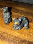 Mini Soapstone Bear Figurine by Edmund Wolf Jr