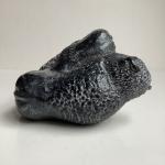 Wolf and Bison Soapstone Carving Figurine 4”