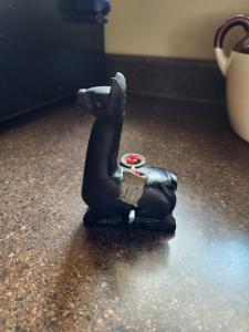 Soapstone Llama Figurine - 4” H x 3” L