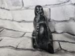 Inuit Soapstone Carving of Woman with Child