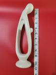 Parent and Child Soapstone Sculpture ~ 10" Tall