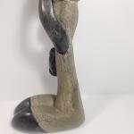 Mother and Child Soapstone Sculpture 10.5 Inches