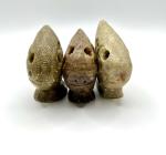 Hand Carved Soapstone Jali Fish Sculpture Set