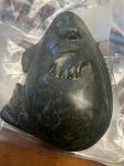 Inuit Soapstone Carving of Manatee, Vintage