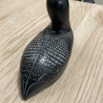 Hand Carved Soapstone Loon Figurine from Canada