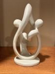 Three-Piece Family Soapstone Sculpture - 8”