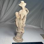 Soapstone Eskimo Woman with Birds Figure 14