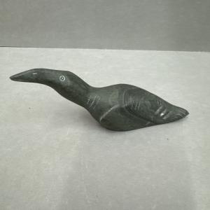 Vintage Inuit Soapstone Bird Sculpture from Canada