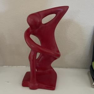 Red Soapstone Figure for Self-Love and Healing