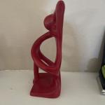 Red Soapstone Figure for Self-Love and Healing