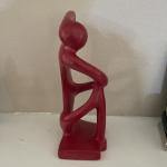 Red Soapstone Figure for Self-Love and Healing