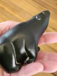 Inuit Hand-Carved Polar Bear Soapstone Figurine